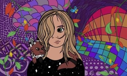 An example of students work in creative arts.