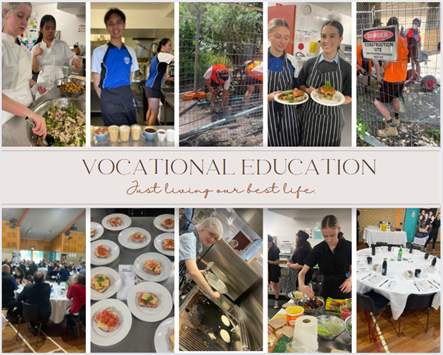 Collage photos of Vocational Education